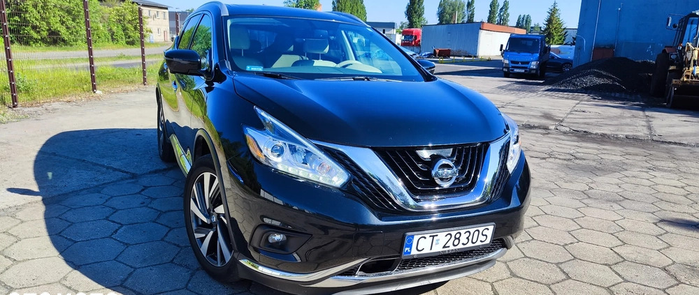 Nissan Murano cena 90000 przebieg: 130889, rok produkcji 2016 z Toruń małe 191